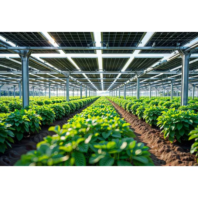 Sistem Rumah Kaca Solar Agrivoltaic