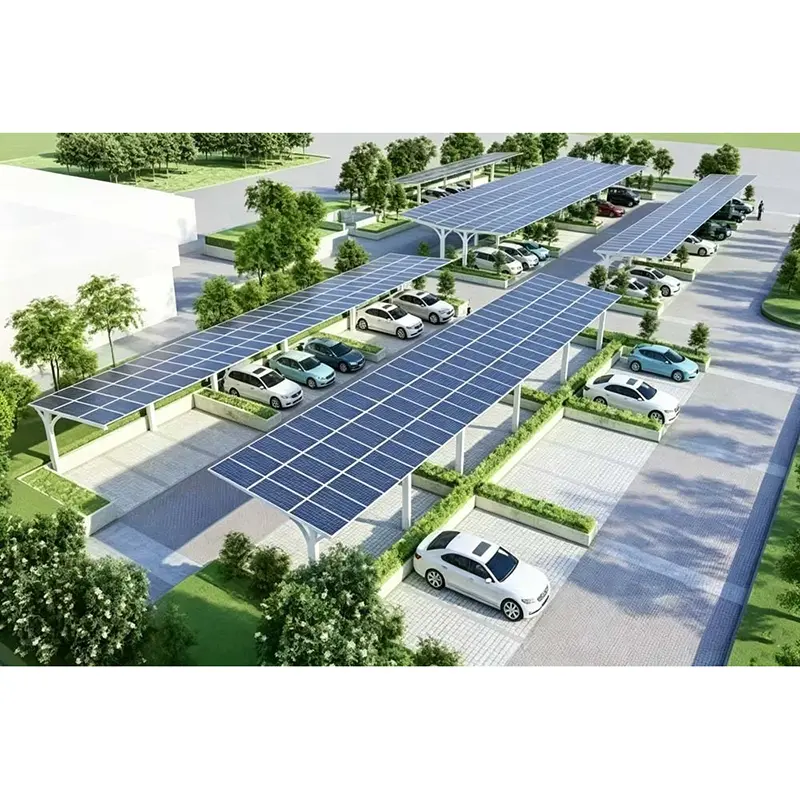 Sistem Carport Solar Tube Square